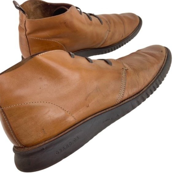 Cole Haan 2.Zerogrand Chukka Boots Brown Leather READ - Picture 6 of 7